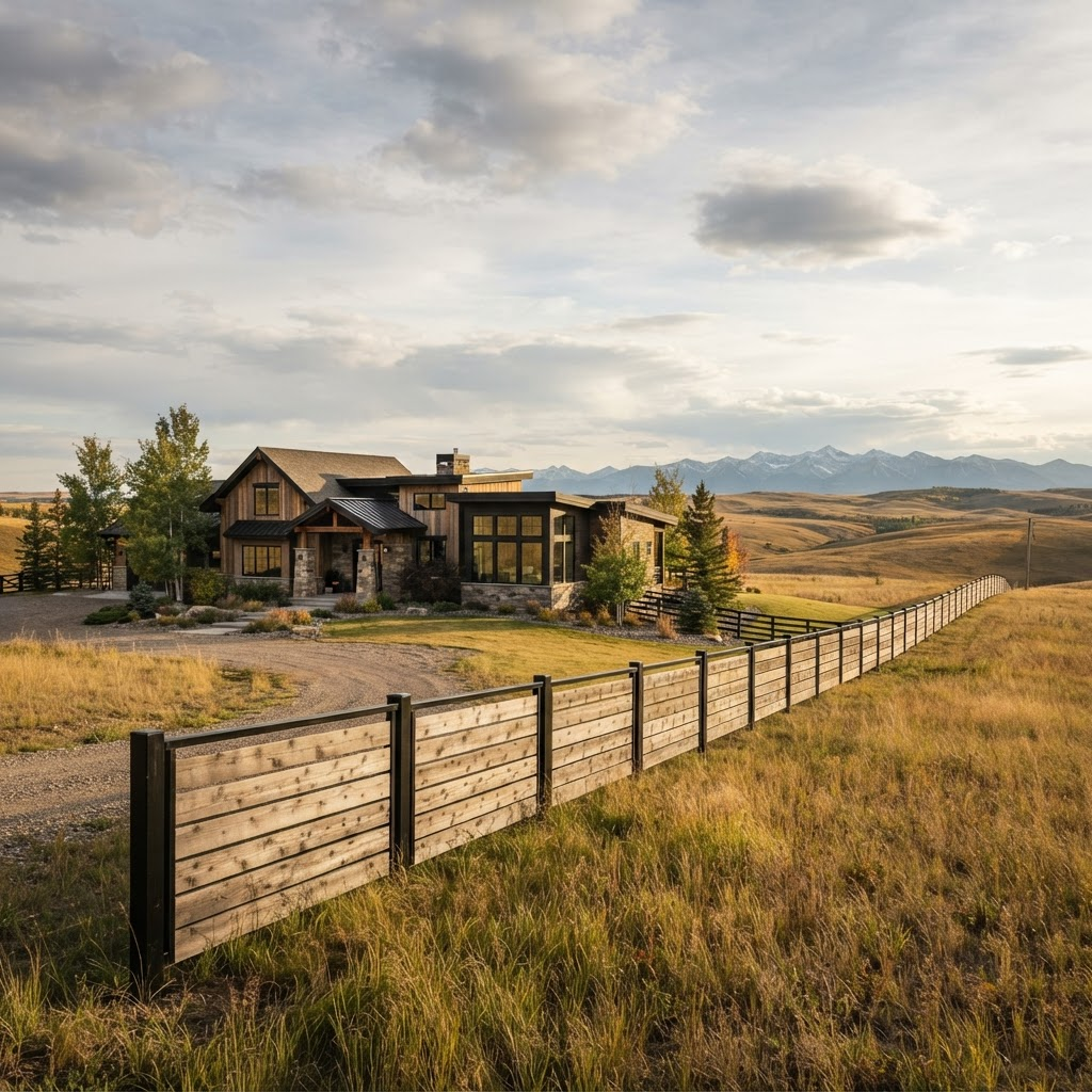 Stavewright fencing project in Calgary
